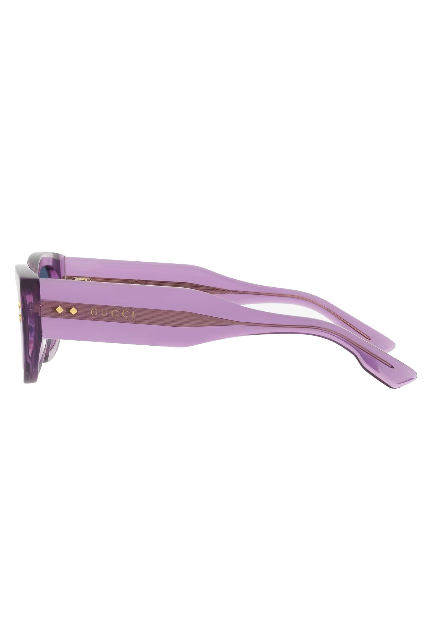 GUCCI-Rectangle Sunglasses-VI/VI/BL