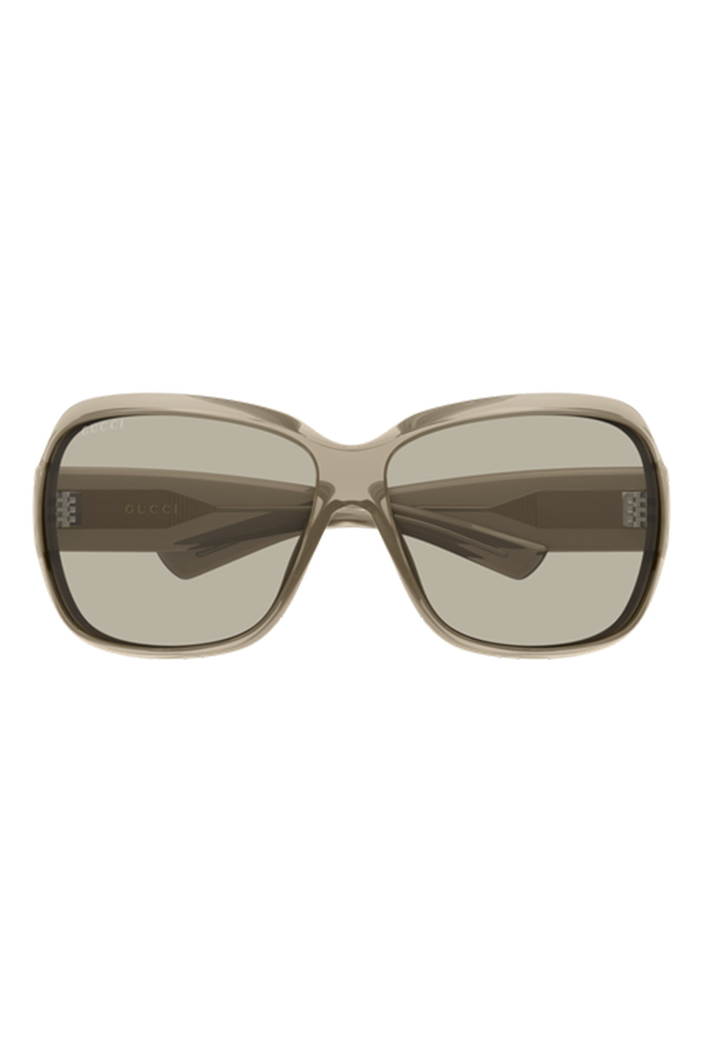 Square Frame Wrap Sunglasses