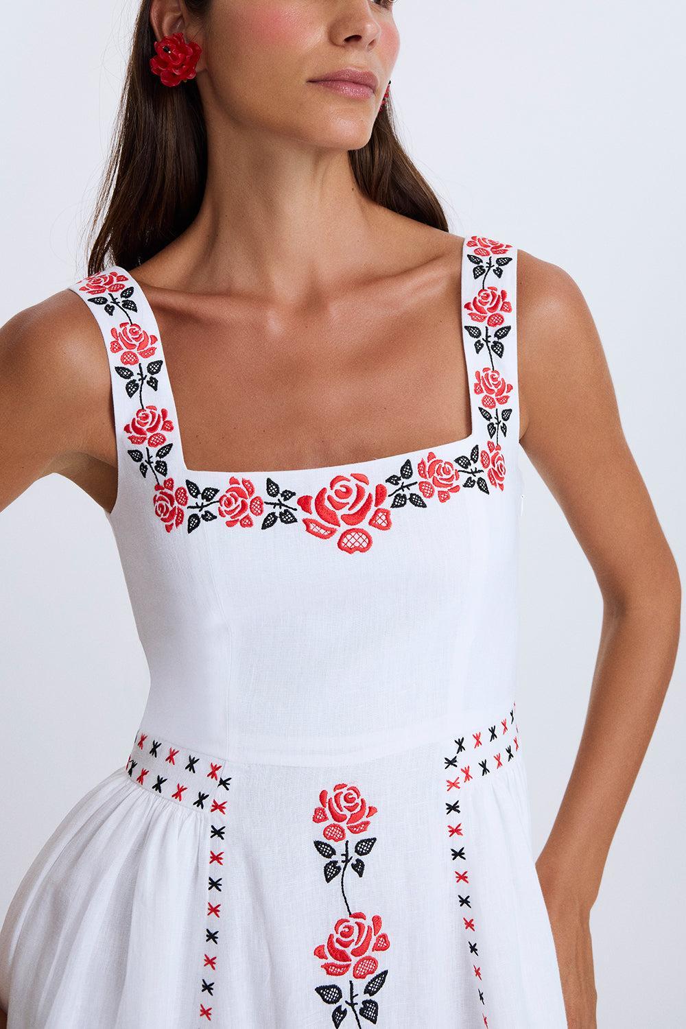 Gul Hurgel-WHT/RED-XS-CLOTHINGDRESSCASUAL-GUL HURGEL