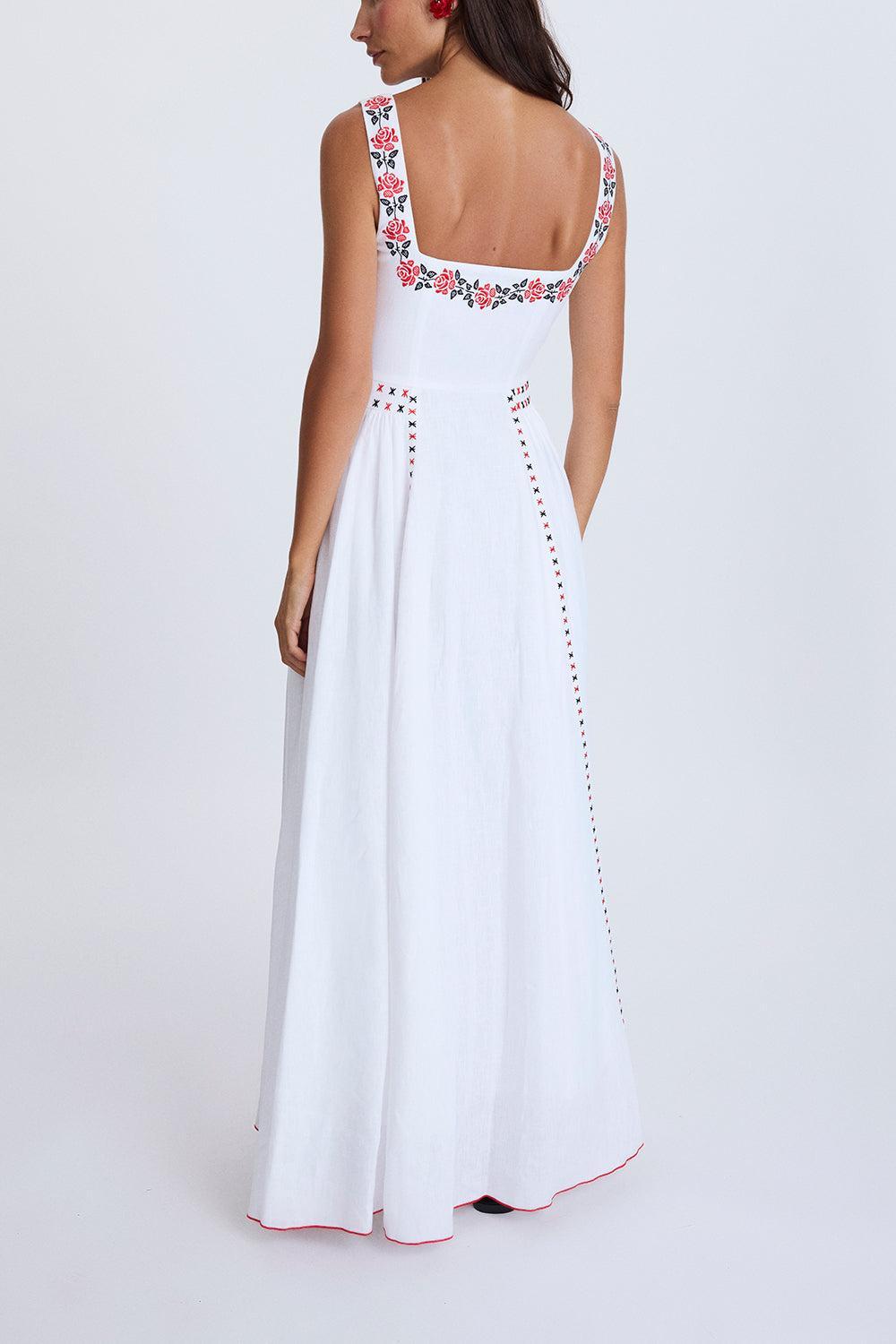 Gul Hurgel-WHT/RED-XS-CLOTHINGDRESSCASUAL-GUL HURGEL