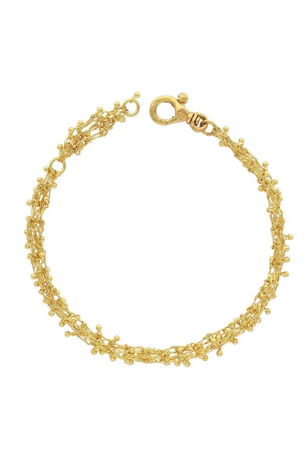 GURHAN-Multi-Strand Link Bracelet-YELLOW GOLD