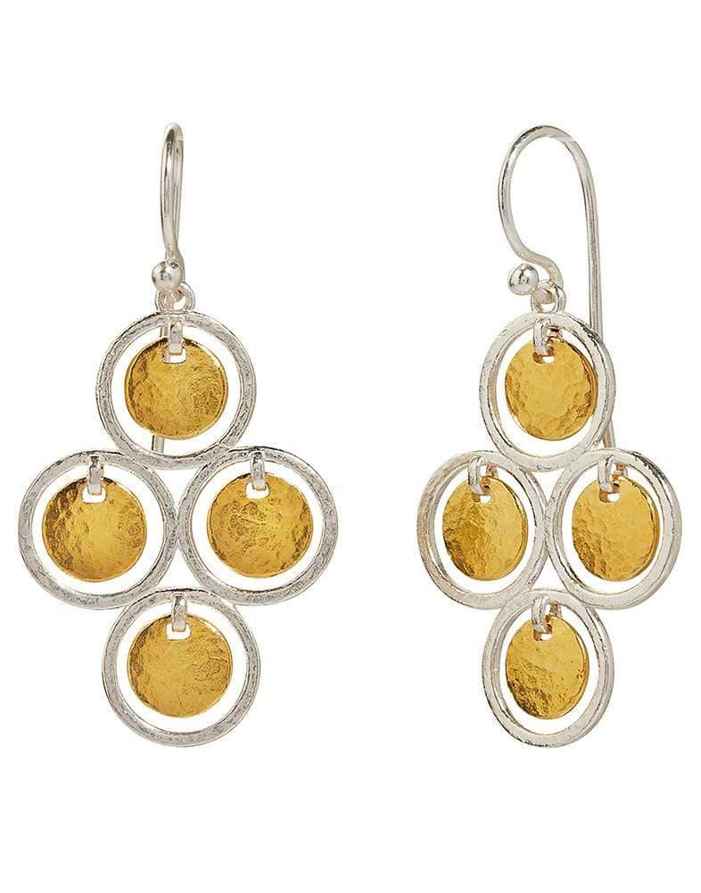 GURHAN-Lush Silver Chandelier Earrings-SILVER