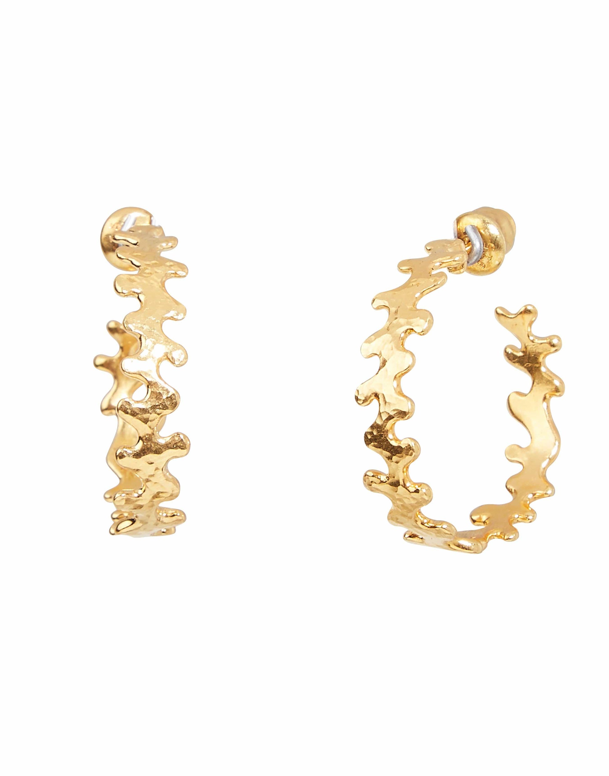 GURHAN-Liquid Gold Hoop Earrings-YELLOW GOLD