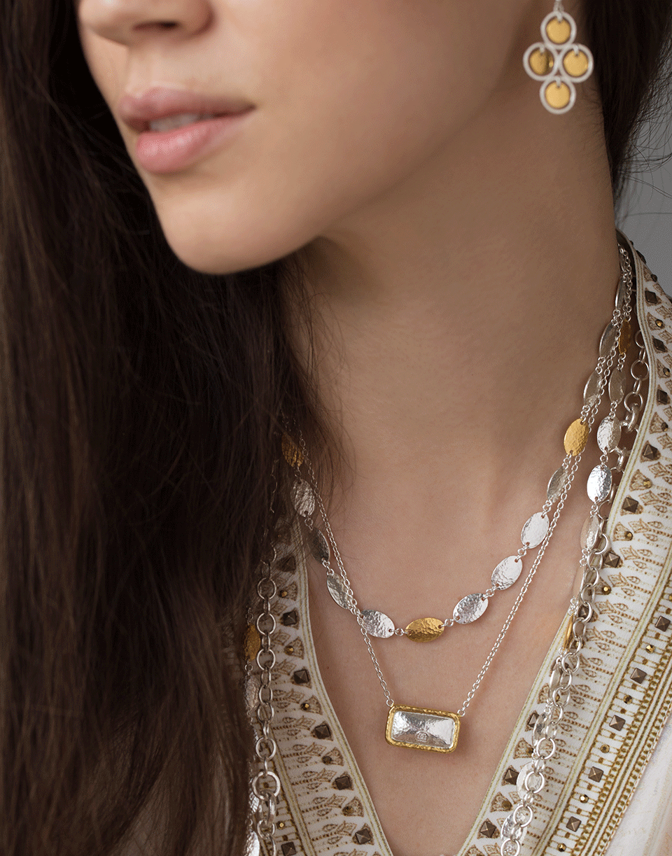 GURHAN-Mango Silver Necklace-SILVER