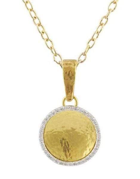 GURHAN-Diamond and Gold Pendant Necklace-YELLOW GOLD