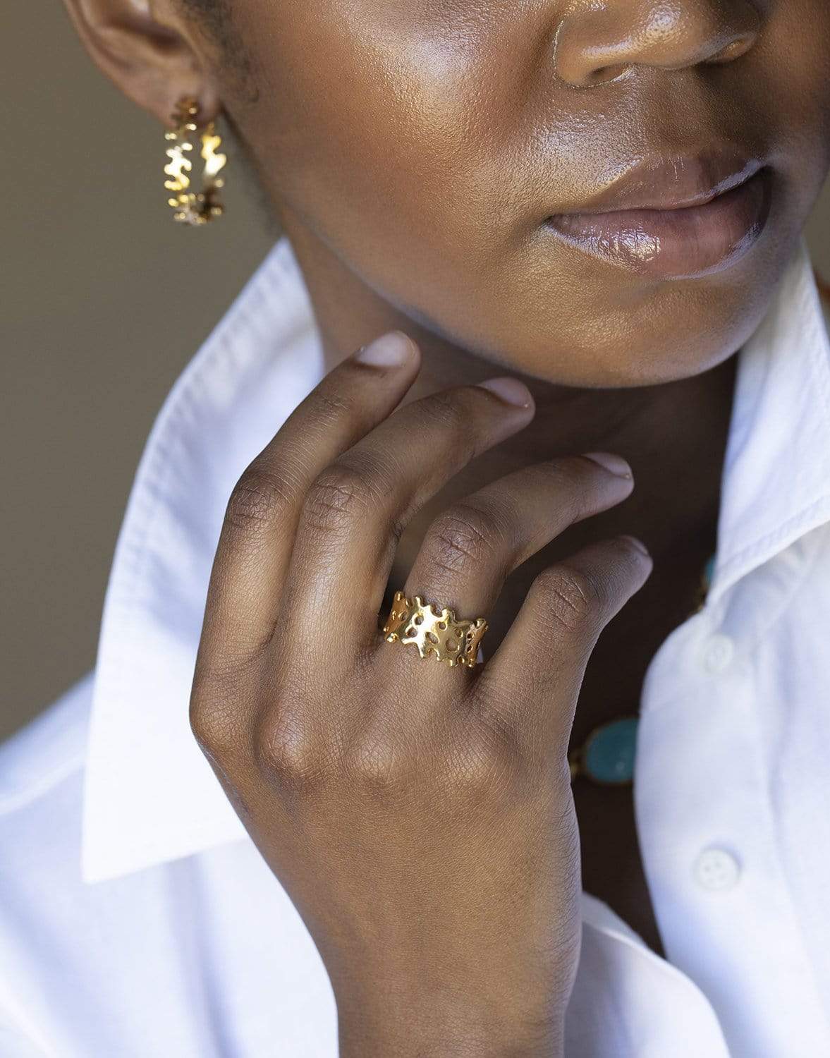 GURHAN-Liquid Gold Ring-YELLOW GOLD