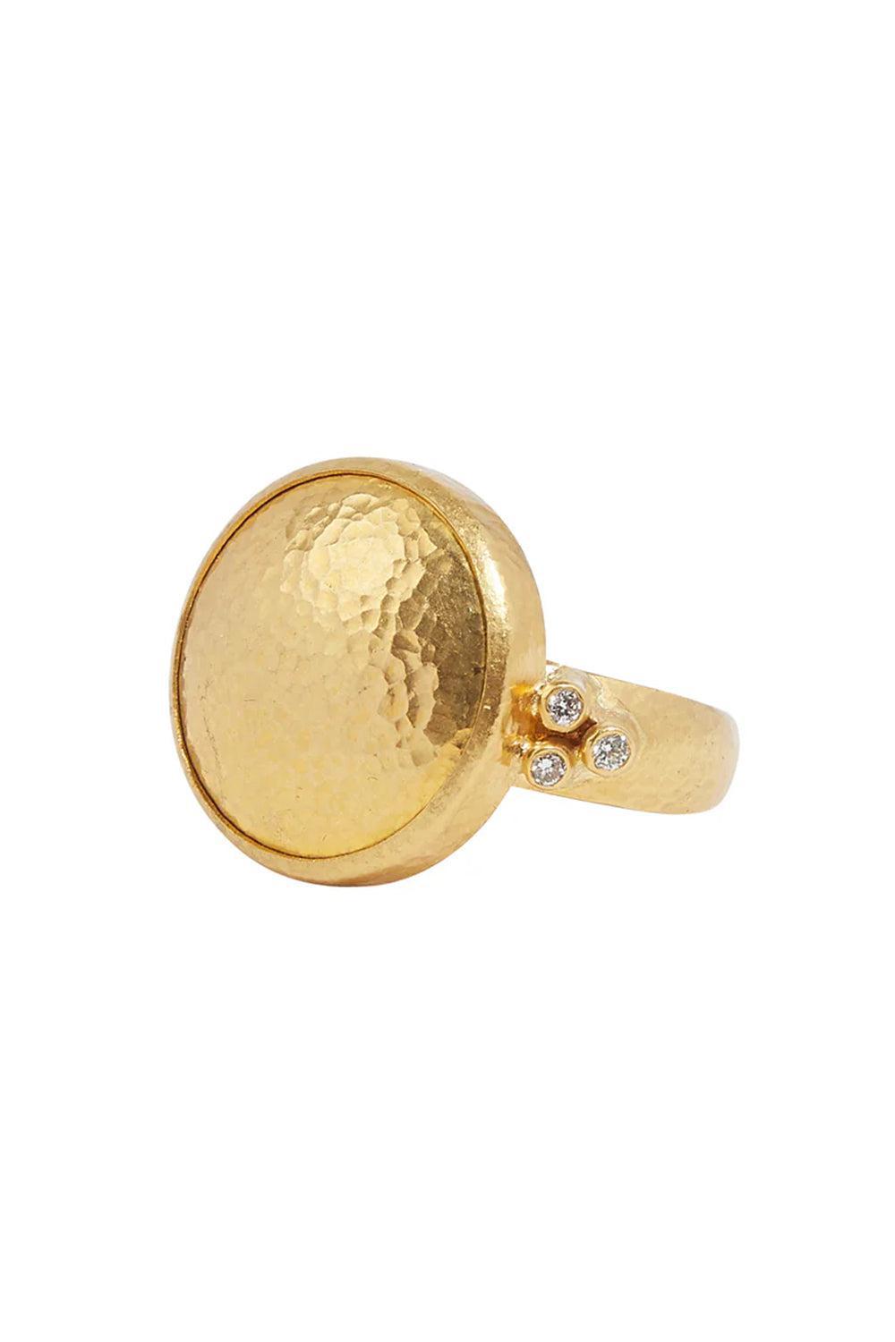 GURHAN-Dome Diamond Cocktail Ring-YELLOW GOLD