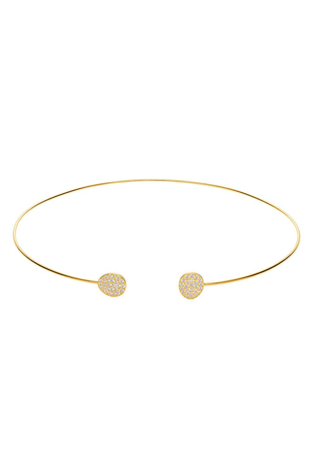  Flat Bracelet-YELLOW GOLD-17CM-JEWELRYFINE JEWELBRACELET O-GUZEMA FINE JEWELRY 