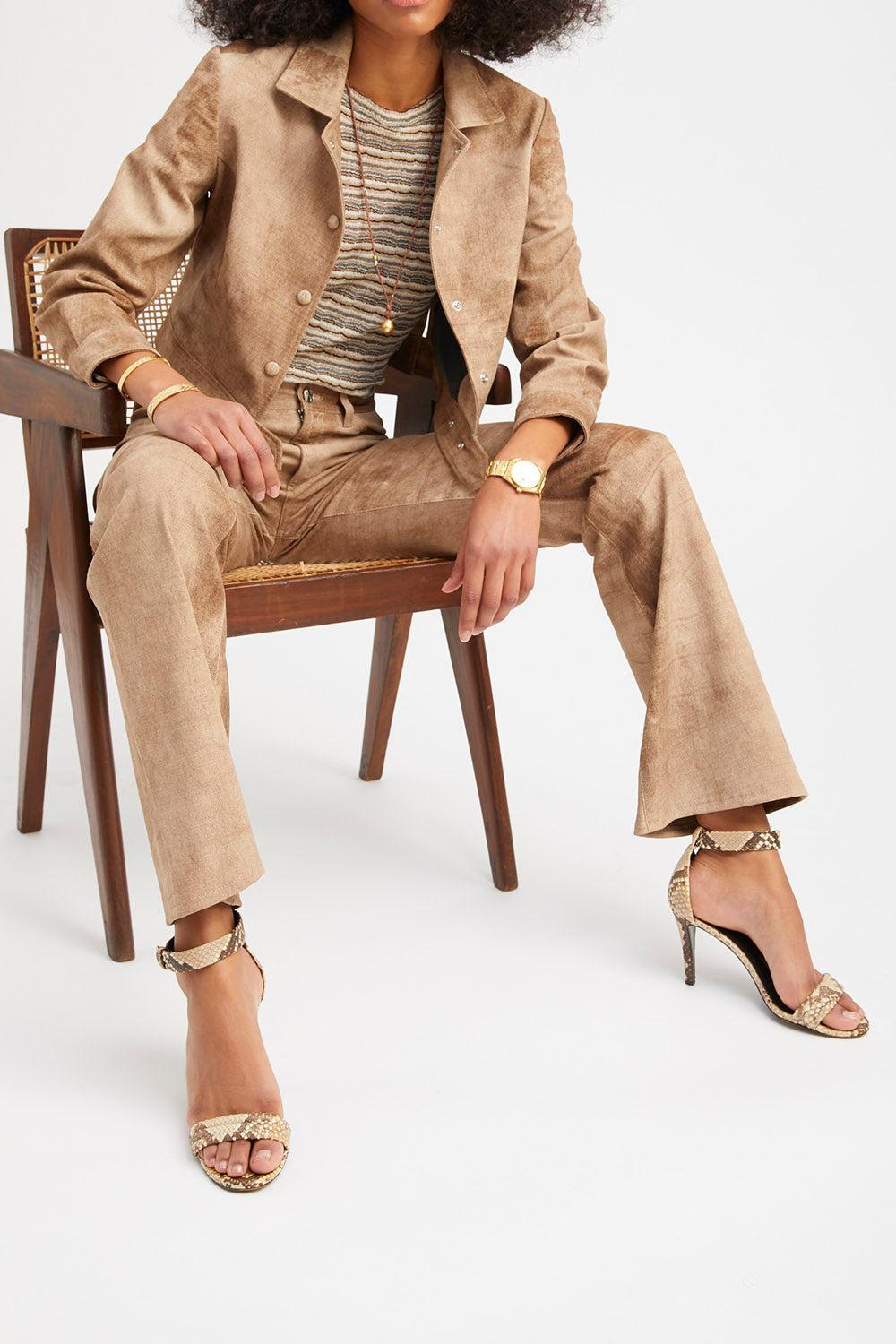 Ankle Flare Legging - Sepia-SEPIA-S-CLOTHINGPANTCROPPED-SPRWMN
