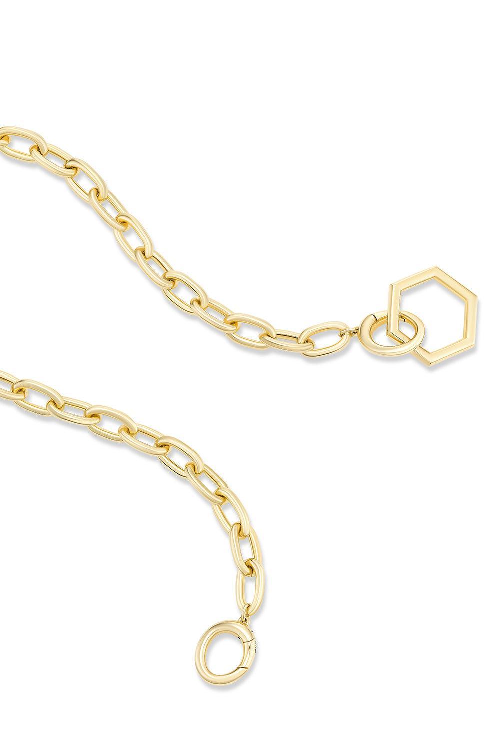 Open Bail Foundation Paperclip Chain-YELLOW GOLD-18-JEWELRYFINE JEWELNECKLACE O-HARWELL GODFREY