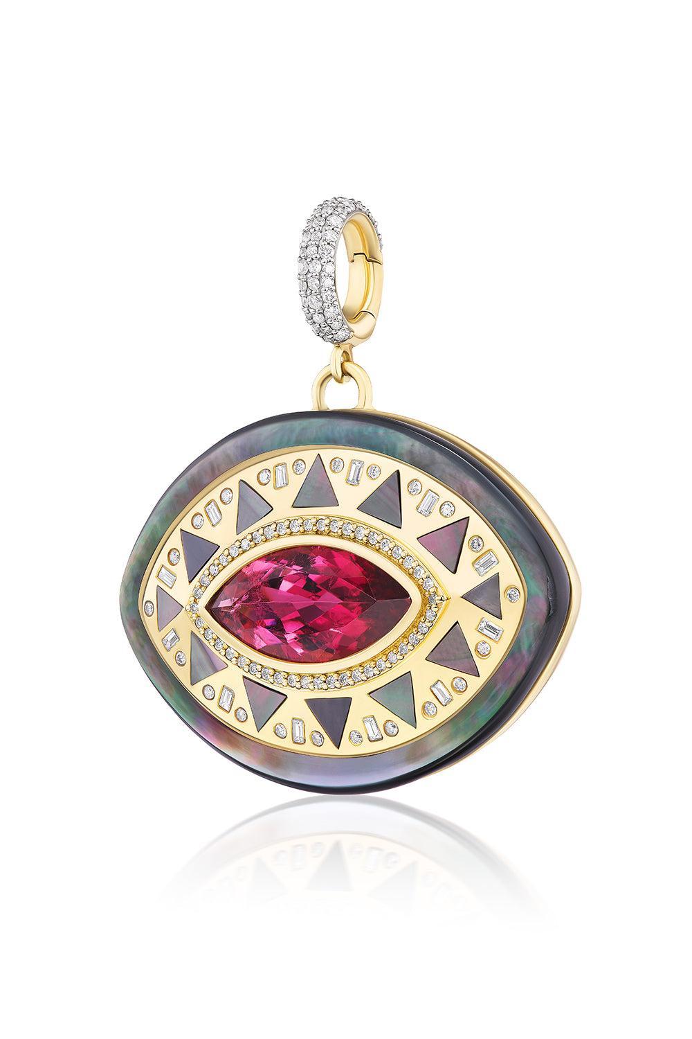 Major Cleopatra's Eye Pendant-YELLOW GOLD-JEWELRYFINE JEWELPENDANT-HARWELL GODFREY