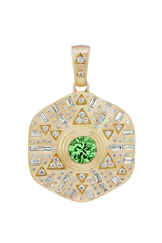 HARWELL GODFREY-Major Stardust Pendant-YELLOW GOLD