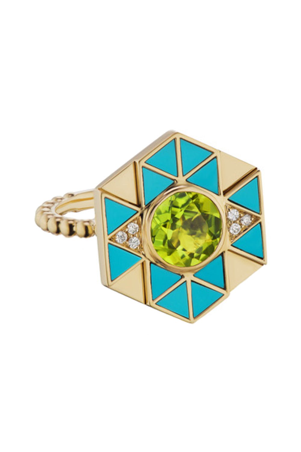 HARWELL GODFREY-Evil Eye Ring-YELLOW GOLD