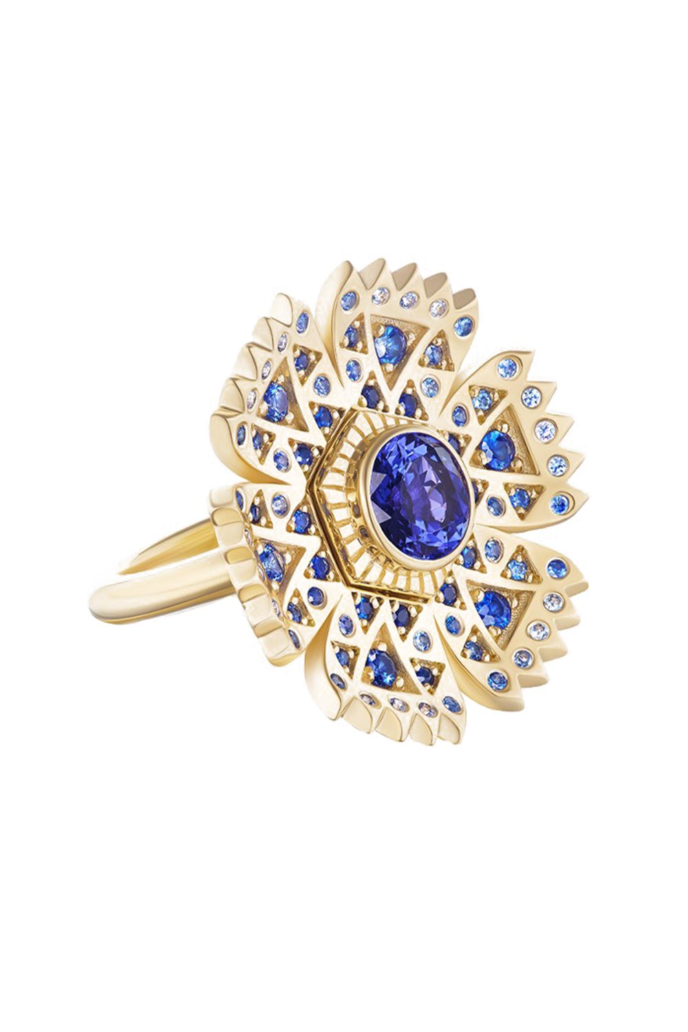 HARWELL GODFREY-Petunia Ring-YELLOW GOLD