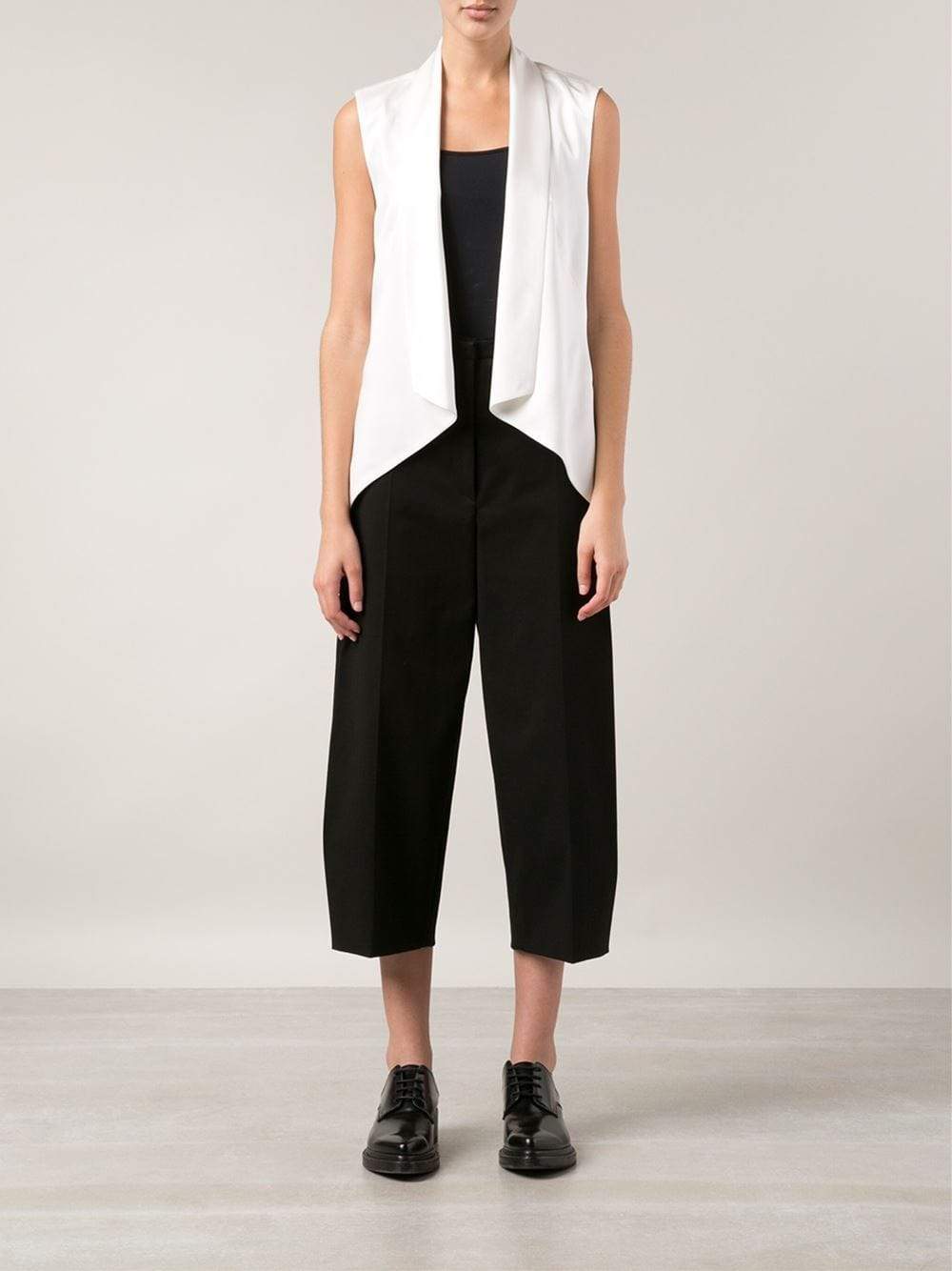 HAUTE HIPPIE-Drape Blazer Vest-