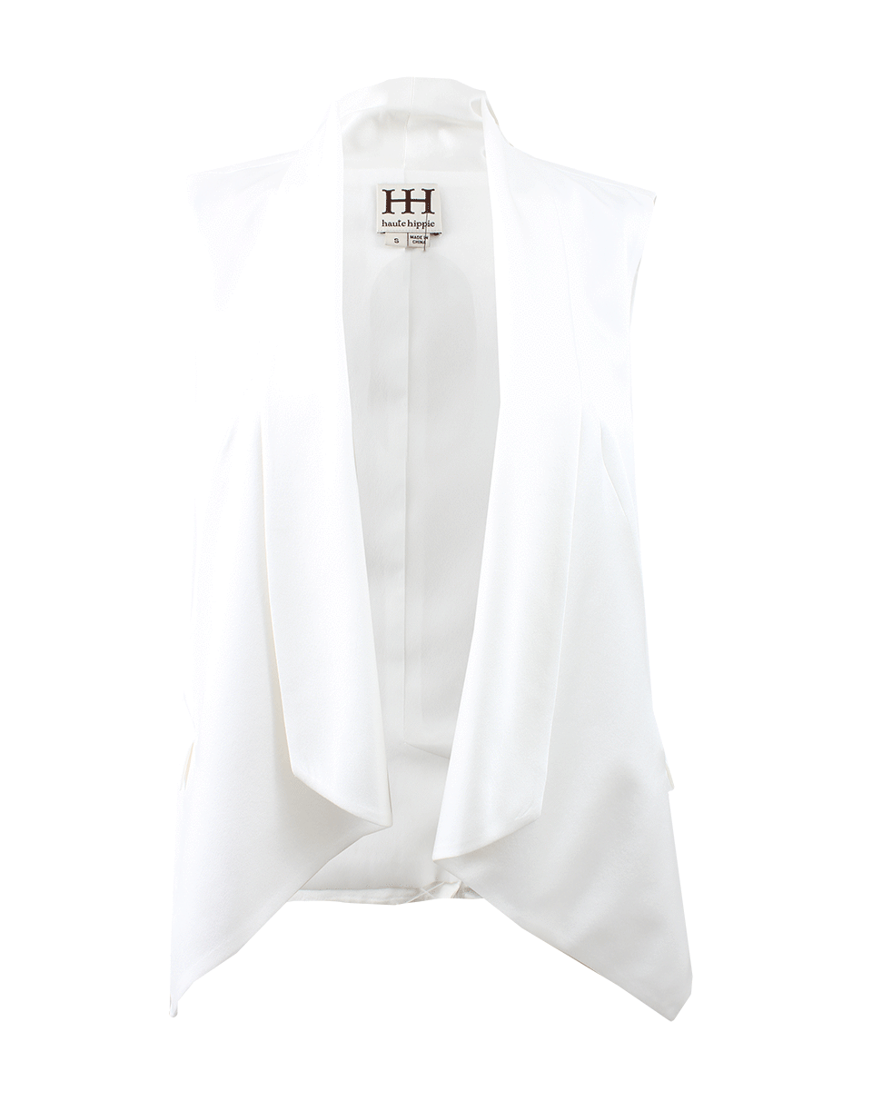 HAUTE HIPPIE-Drape Blazer Vest-