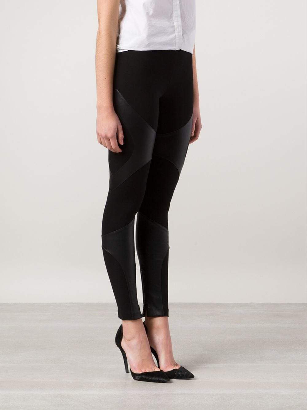 HAUTE HIPPIE-Leather Pant-