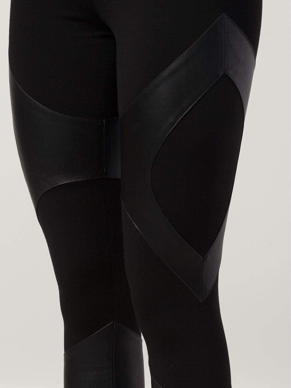 HAUTE HIPPIE-Leather Pant-
