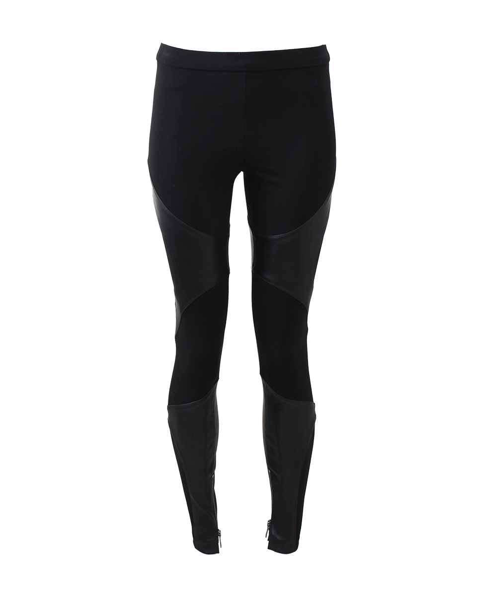 HAUTE HIPPIE-Leather Pant-