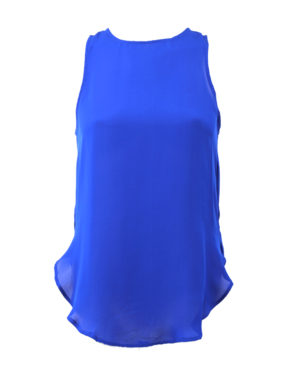 HAUTE HIPPIE-Cowl Back Blouse-