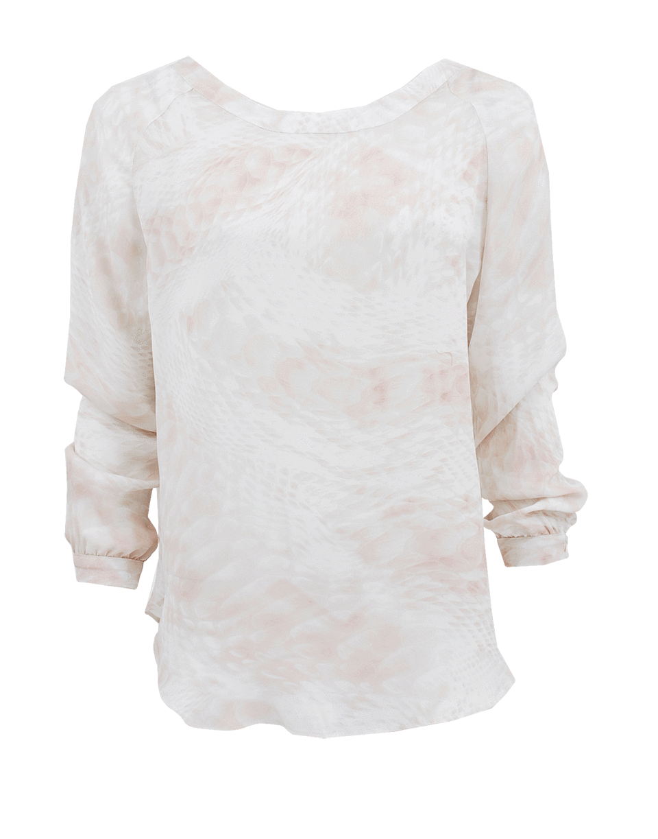 HAUTE HIPPIE-Back Buttoned Blouse-