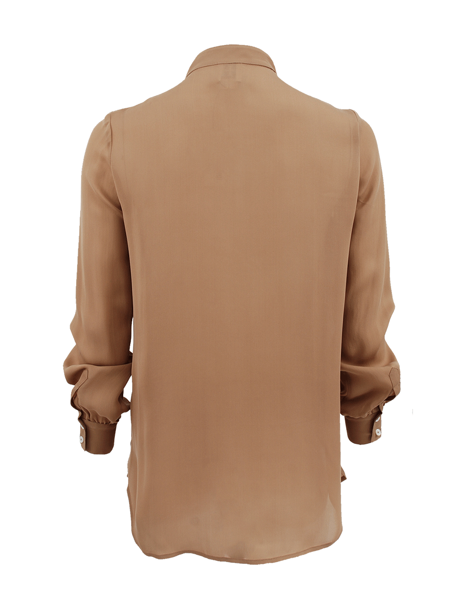 HAUTE HIPPIE-Long Sleeve Threadwork Henley-