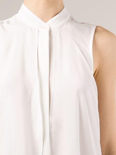 HAUTE HIPPIE-High Low Placket Blouse-