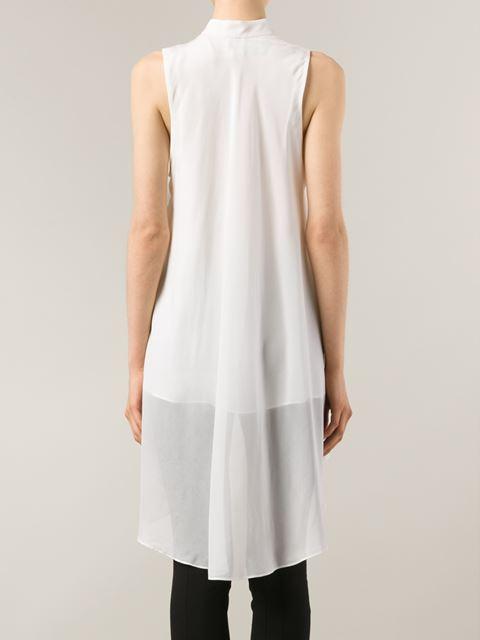 HAUTE HIPPIE-High Low Placket Blouse-