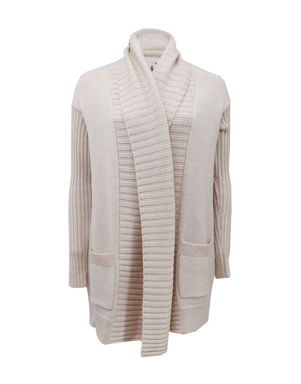 HAUTE HIPPIE-Long Shawl Collar Cardigan-