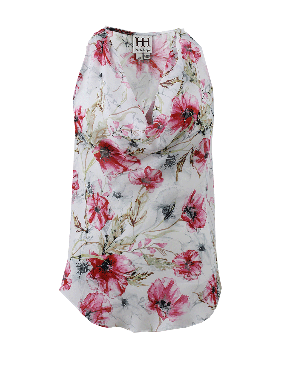 HAUTE HIPPIE-Cowl Neck Racerback-
