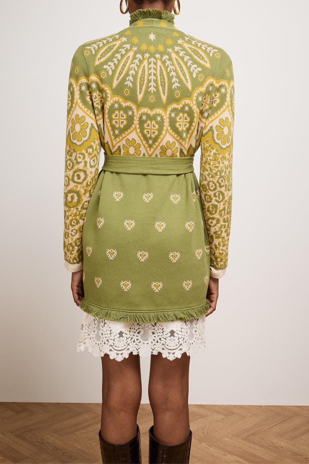 Dalton Cardigan - Green-GREEN-XS-CLOTHINGTOPCARDIGAN-HAYLEY MENZIES