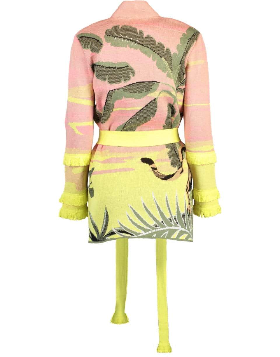 HAYLEY MENZIES-Drinking Tiger Cotton Jacquard Cardigan-