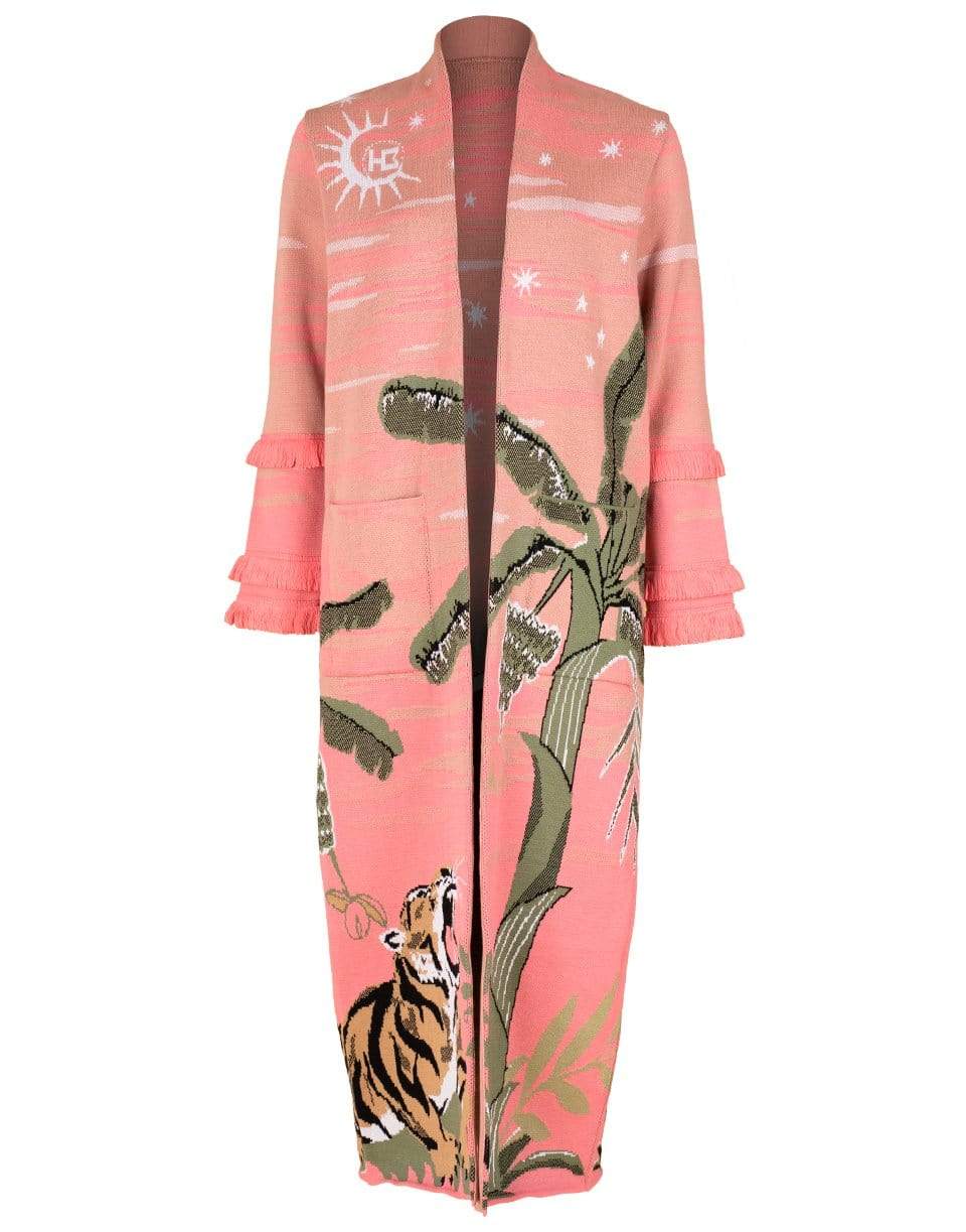 HAYLEY MENZIES-Roaring Tiger Jacquard Duster-