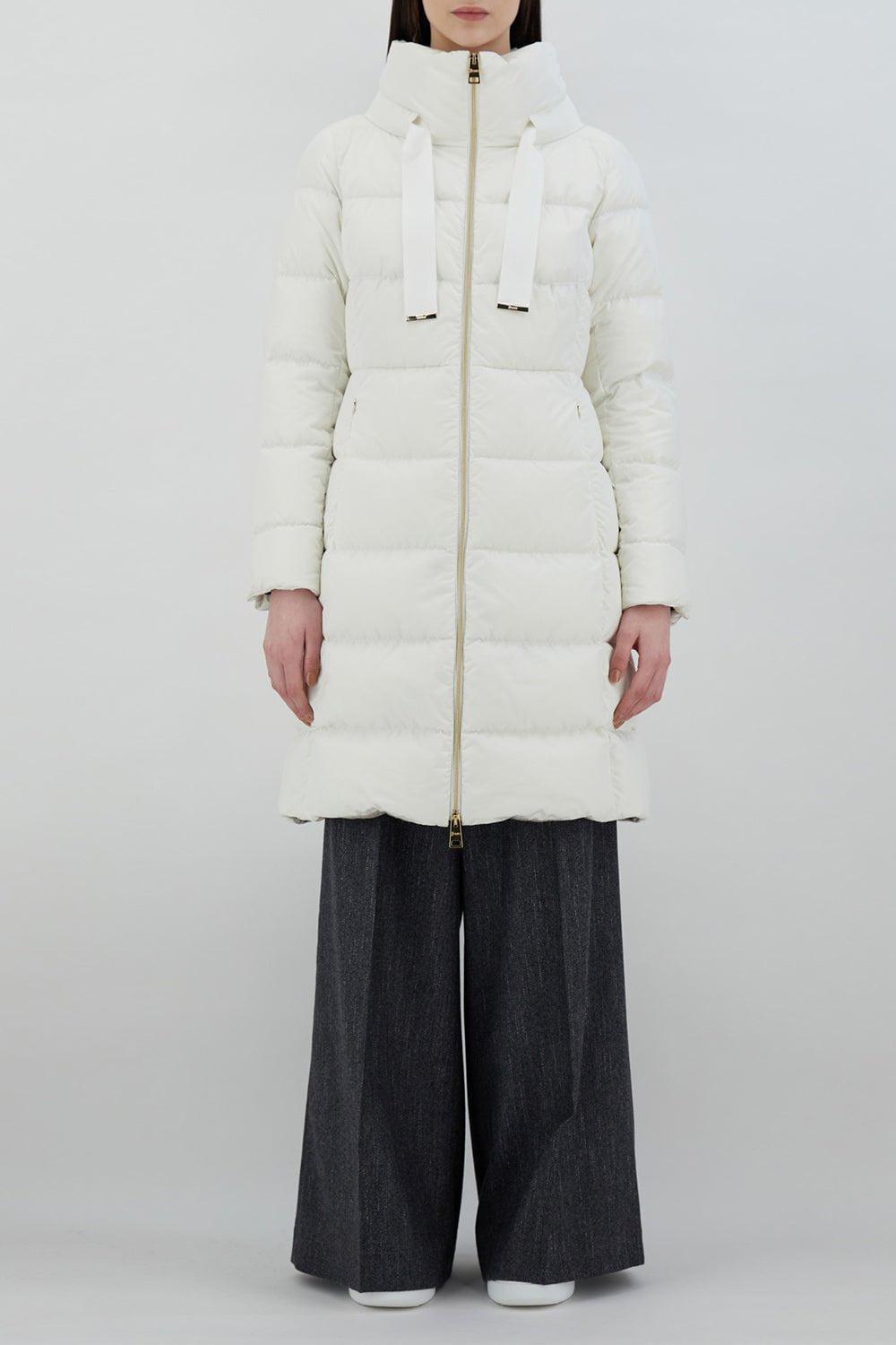 HERNO-Drawstring Hourglass Coat-