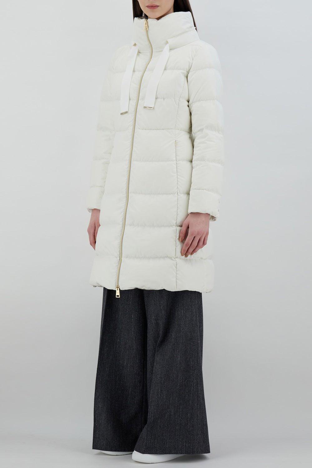 HERNO-Drawstring Hourglass Coat-
