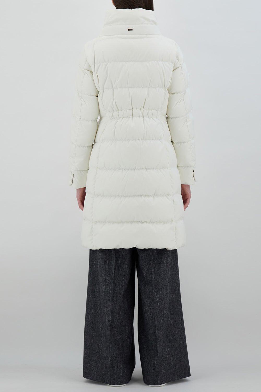 HERNO-Drawstring Hourglass Coat-