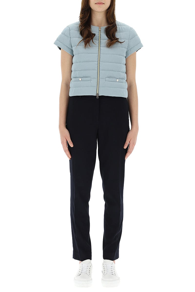 HERNO-Organza Cap Sleeve Jacket-