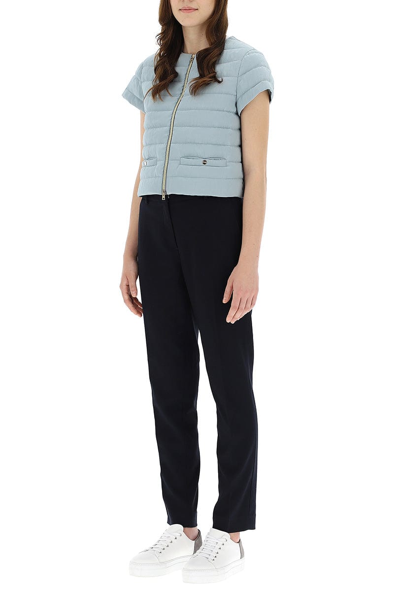HERNO-Organza Cap Sleeve Jacket-