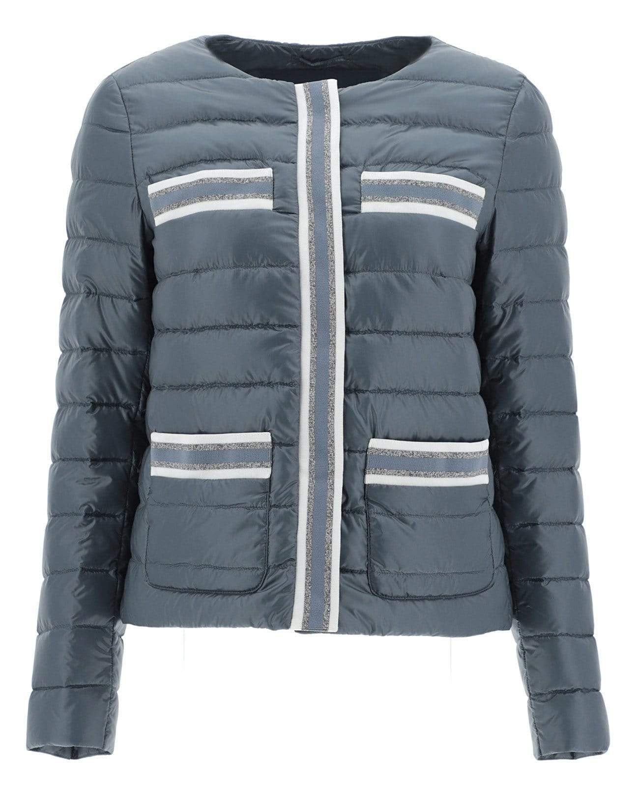 HERNO-Nylon Striped Jacket-