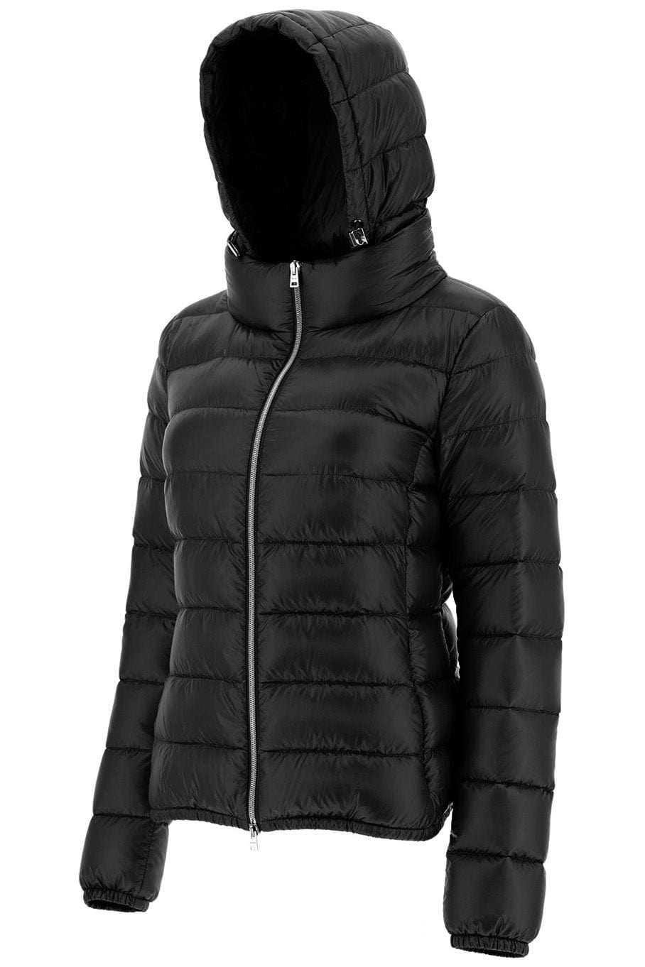 HERNO-Removable Hood Iconico Giada Nylon Ultralight Jacket-