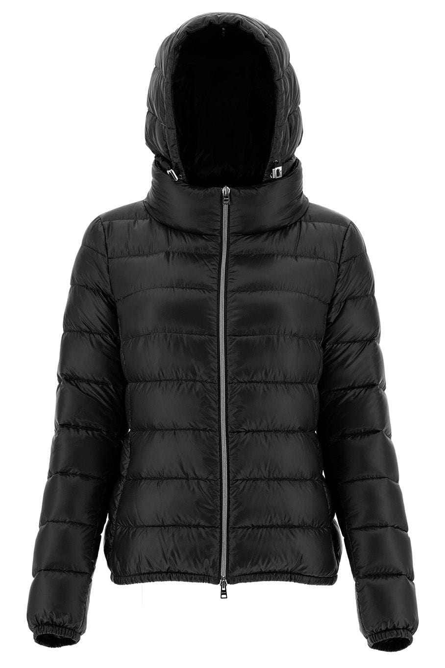 HERNO-Removable Hood Iconico Giada Nylon Ultralight Jacket-