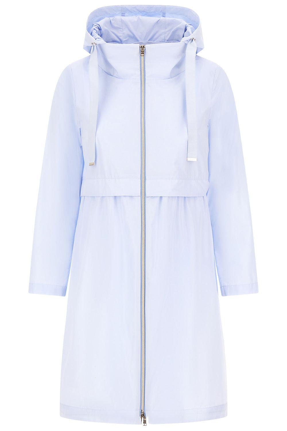 Techno Long Parka Jacket-BLUE-38-CLOTHINGJACKETCASUAL-HERNO