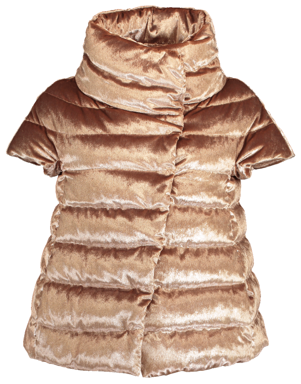 HERNO-Sparkle Velvet Capsleeve Jacket-