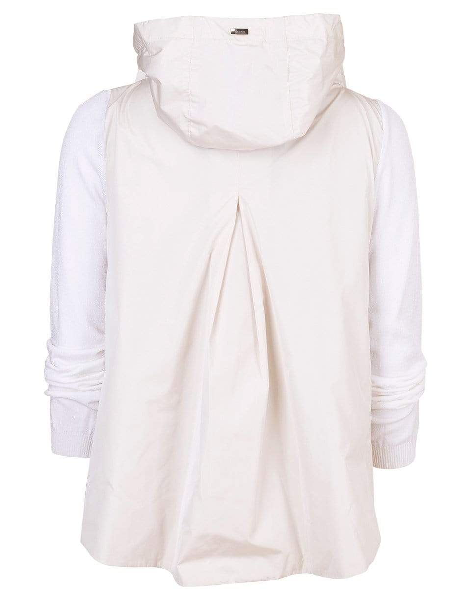 HERNO-Techno Taffeta Removable Hood Jacket-