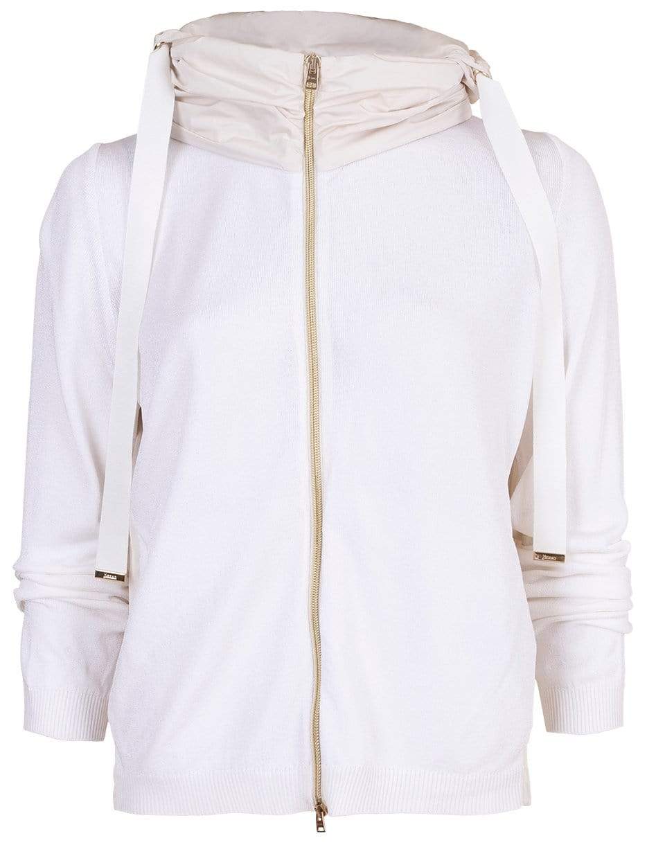 HERNO-Techno Taffeta Removable Hood Jacket-