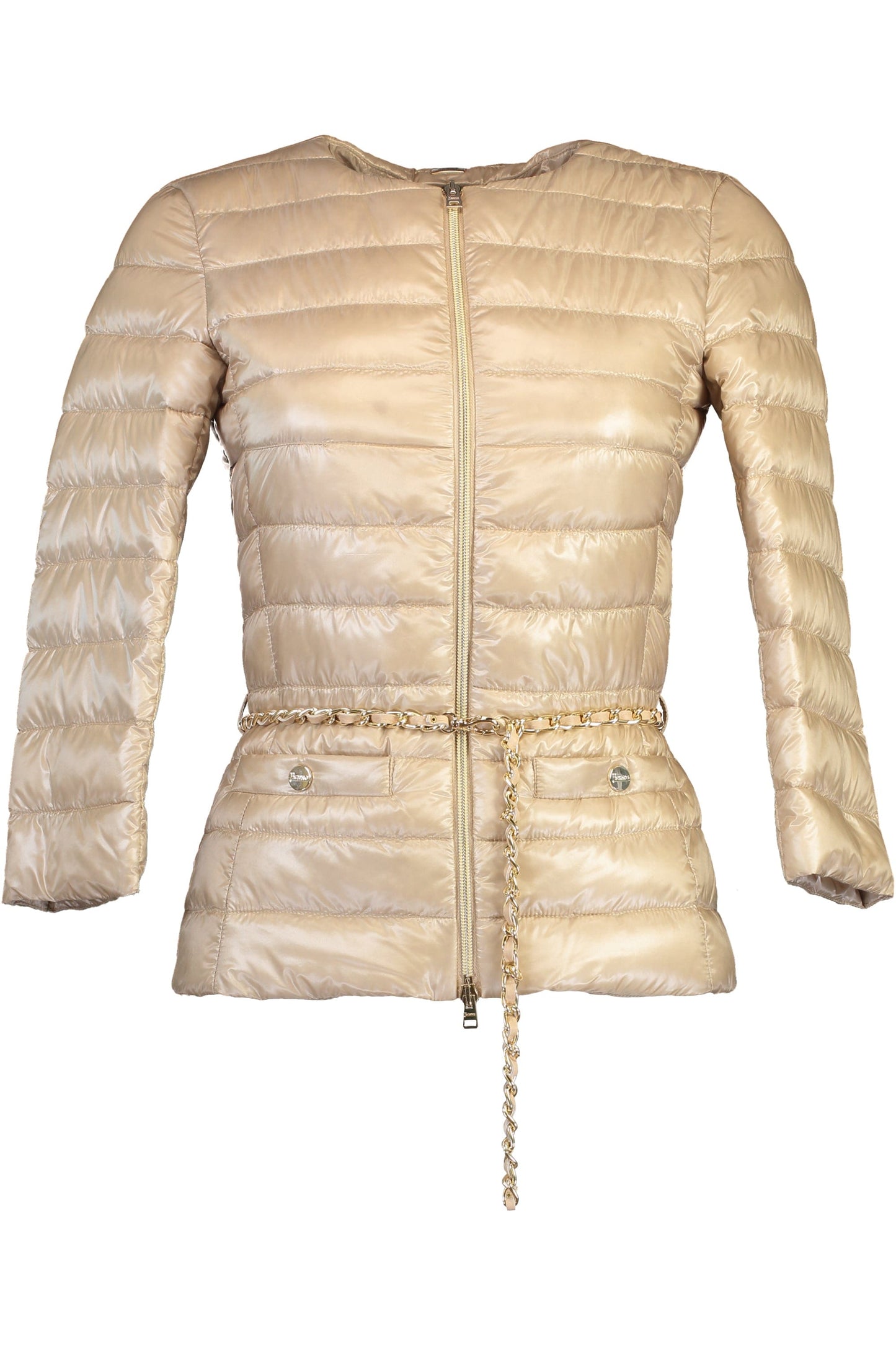 HERNO-Long Sleeve Fitted Jacket-