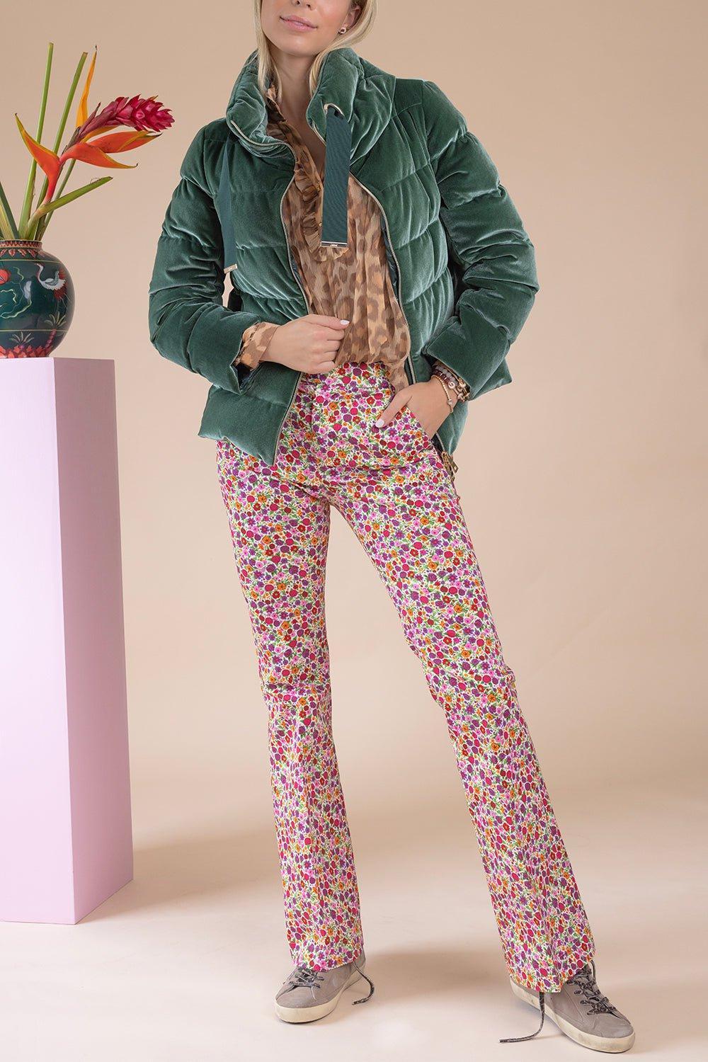 HERNO-Velvet Bomber Jacket-