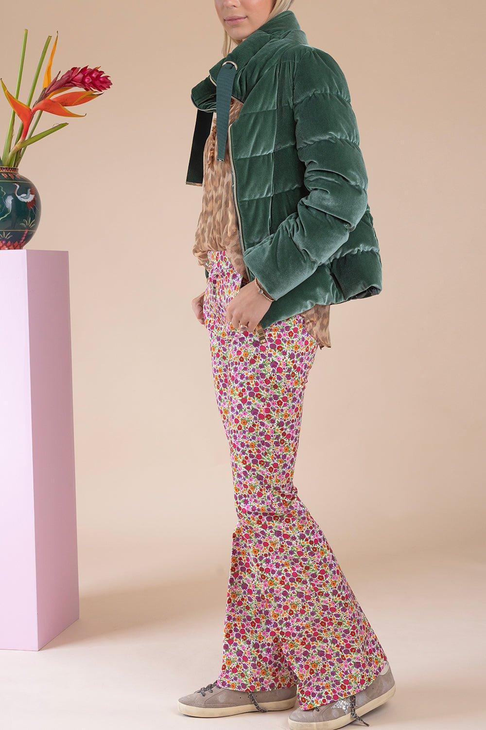 HERNO-Velvet Bomber Jacket-