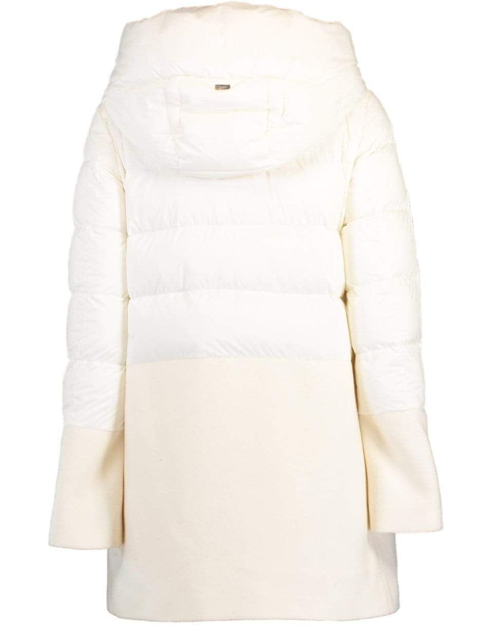 HERNO-Woven Half Coat-