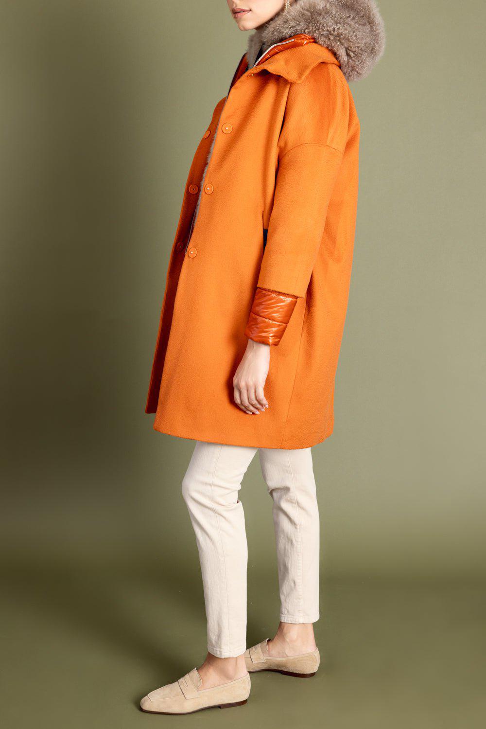 HERNO-Wool Cocoon Coat-